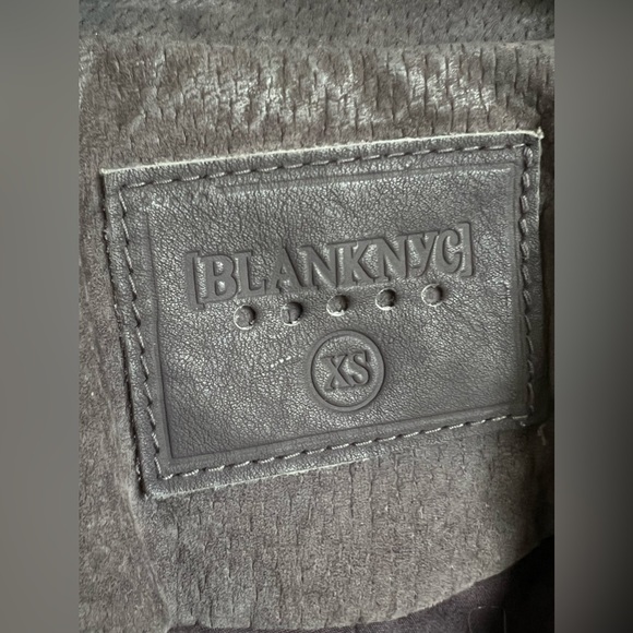 BLANKNYC GREY FAUX LEATHER JACKET - Picture 3 of 3